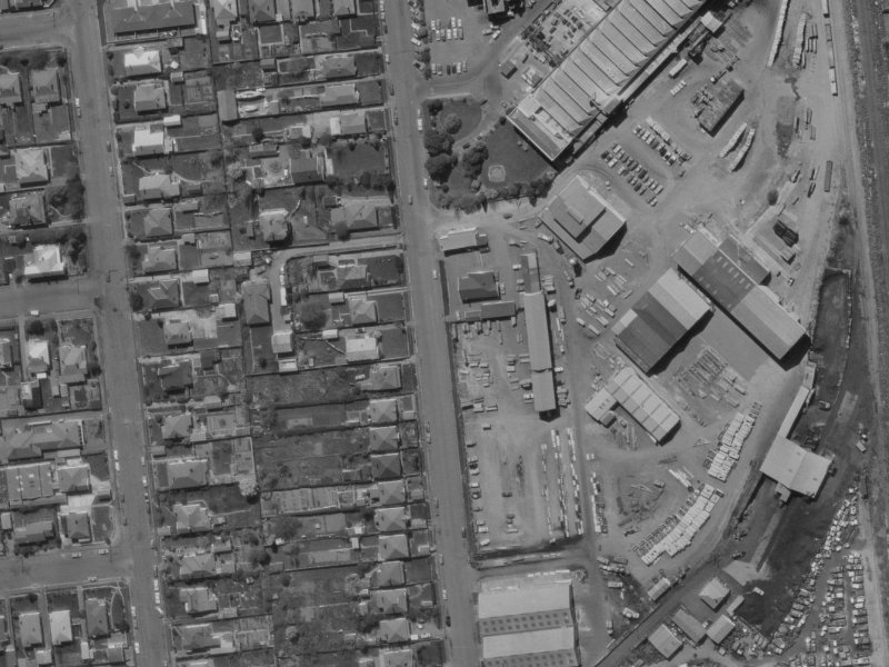 4E Mandeville Street from the air, 1970-1974