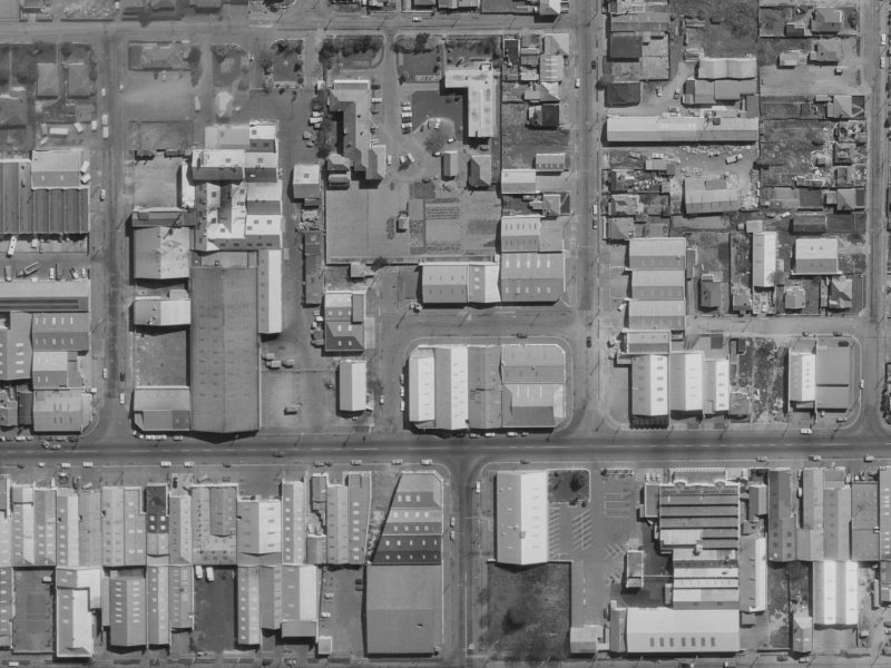 8 Gatherer Street from the air, 1970-1974
