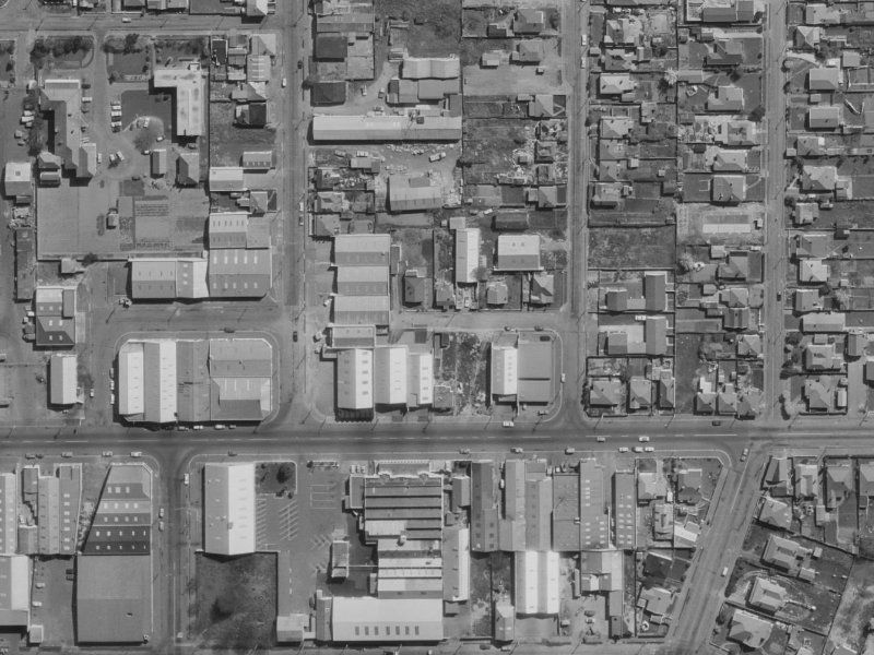 10 Dearsley Street from the air, 1970-1974
