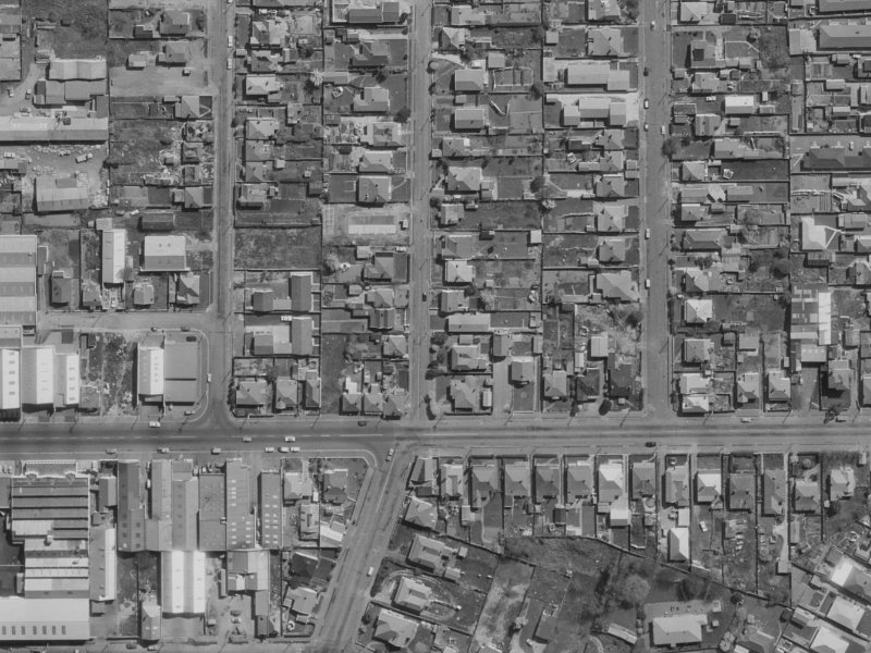 94 Nursery Road from the air, 1970-1974