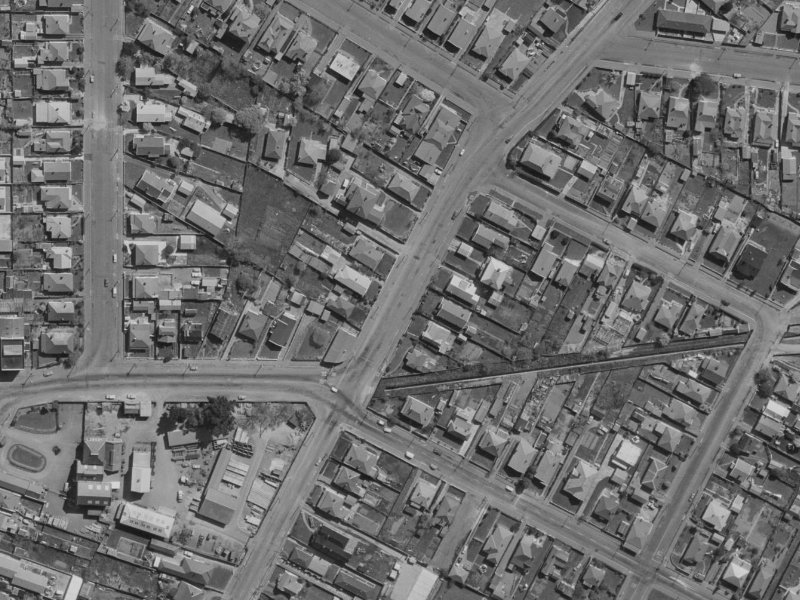 123-153 Olliviers Road from the air, 1970-1974
