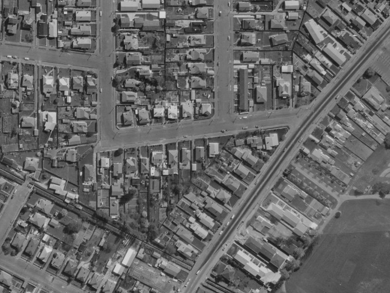 18 Marlborough Street from the air, 1970-1974