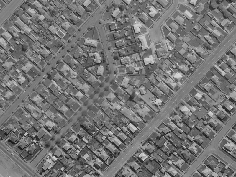 20 Thomas Street from the air, 1970-1974