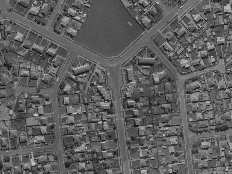 35 Tika Street from the air, 1970-1974