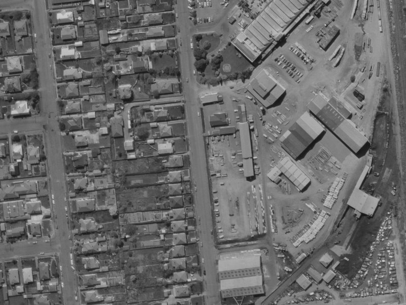 5B/33 Mandeville Street from the air, 1970-1974