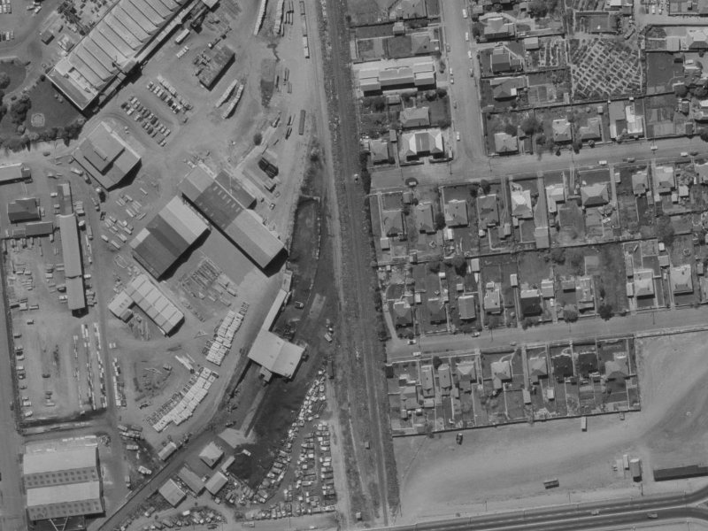 30 Mayfair Street from the air, 1970-1974