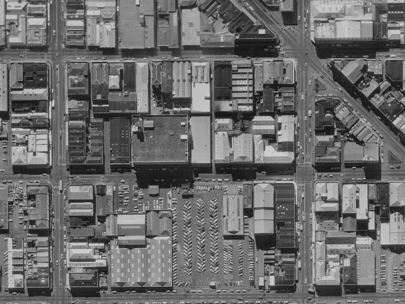 175-177 Tuam Street from the air, 1970-1974