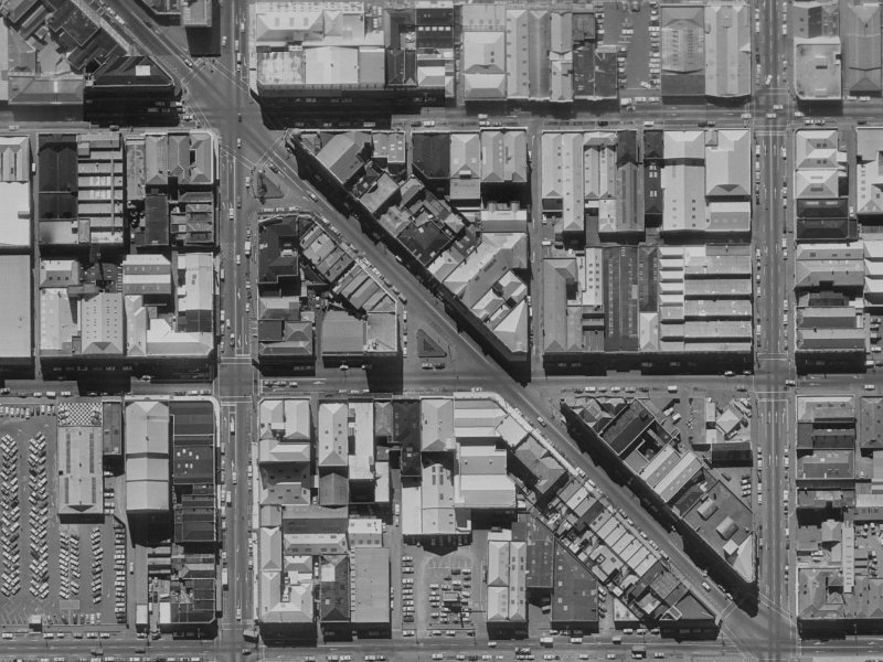 9 High Street from the air, 1970-1974