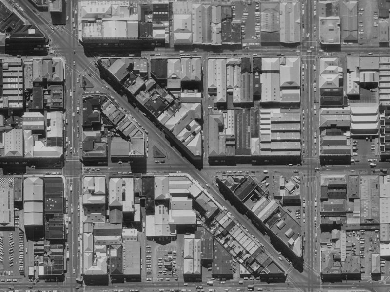 165 High Street from the air, 1970-1974