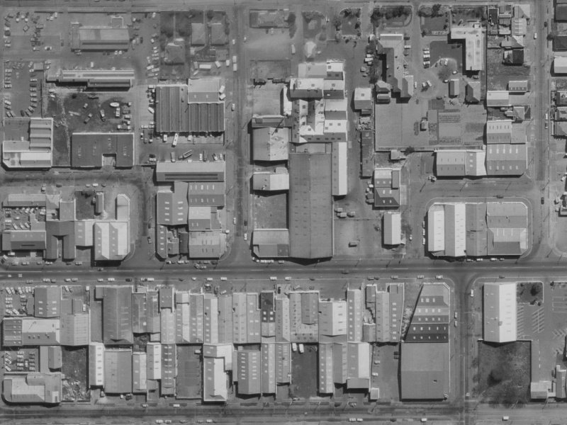 23 Livingstone Street from the air, 1970-1974