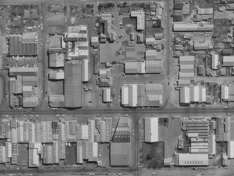 403 Tuam Street from the air, 1970-1974