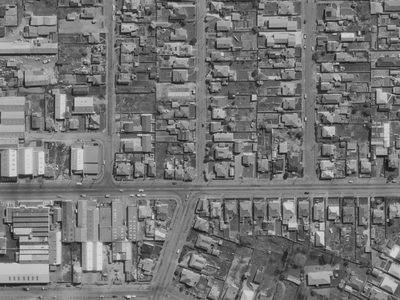 91 Nursery Road from the air, 1970-1974