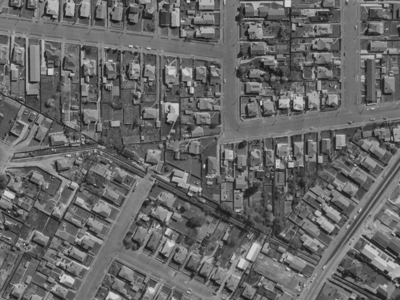 1 Clive Street from the air, 1970-1974