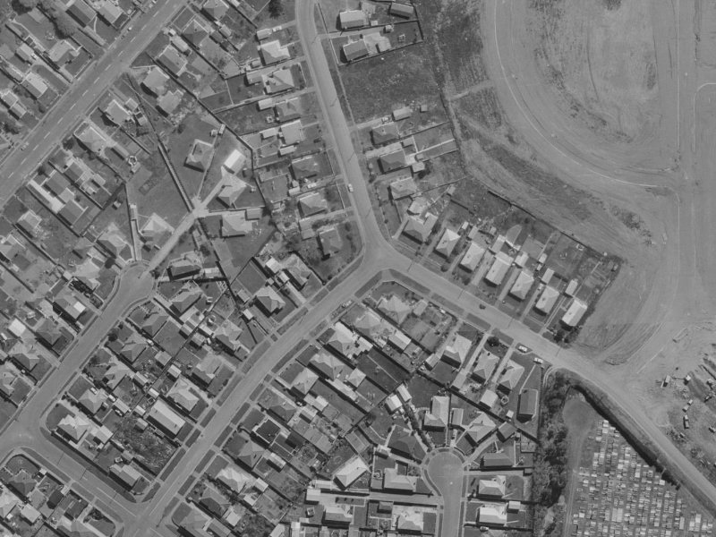 48 McGregors Road from the air, 1970-1974