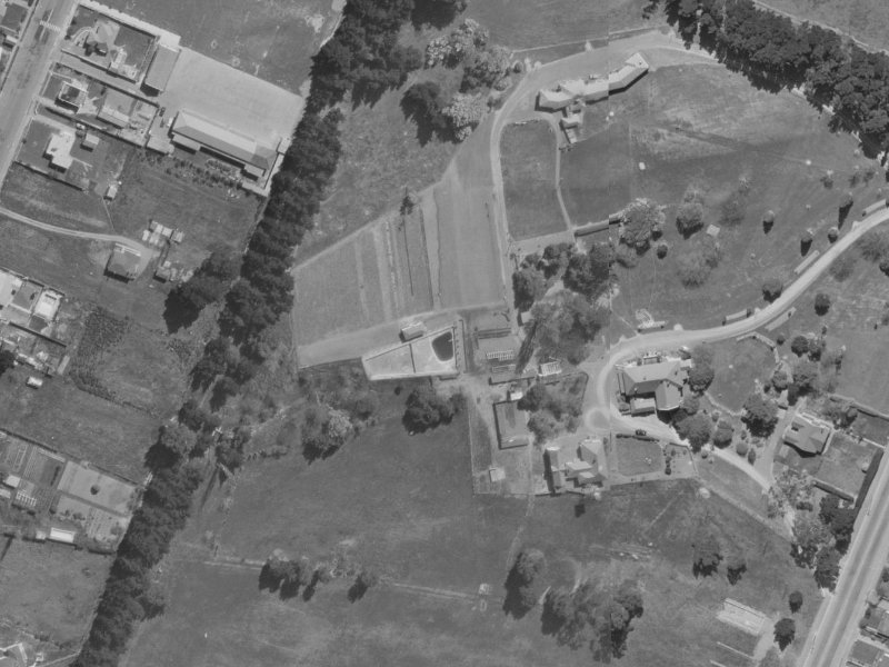 74 Bella Rosa Drive from the air, 1970-1974