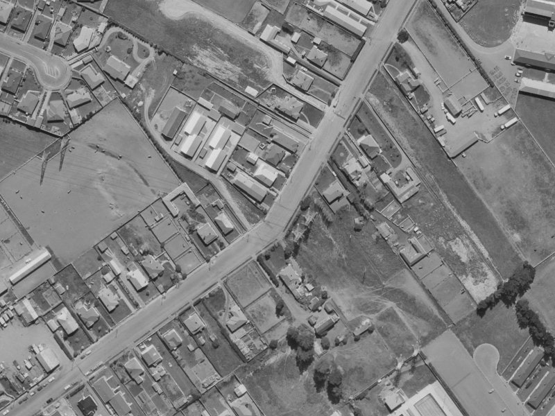 104 Middlepark Road from the air, 1970-1974