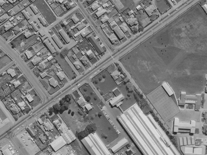 86 Main South Road from the air, 1970-1974