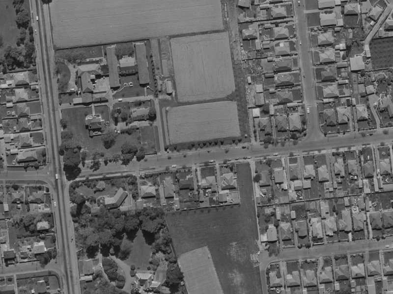 76 Suva Street from the air, 1970-1974