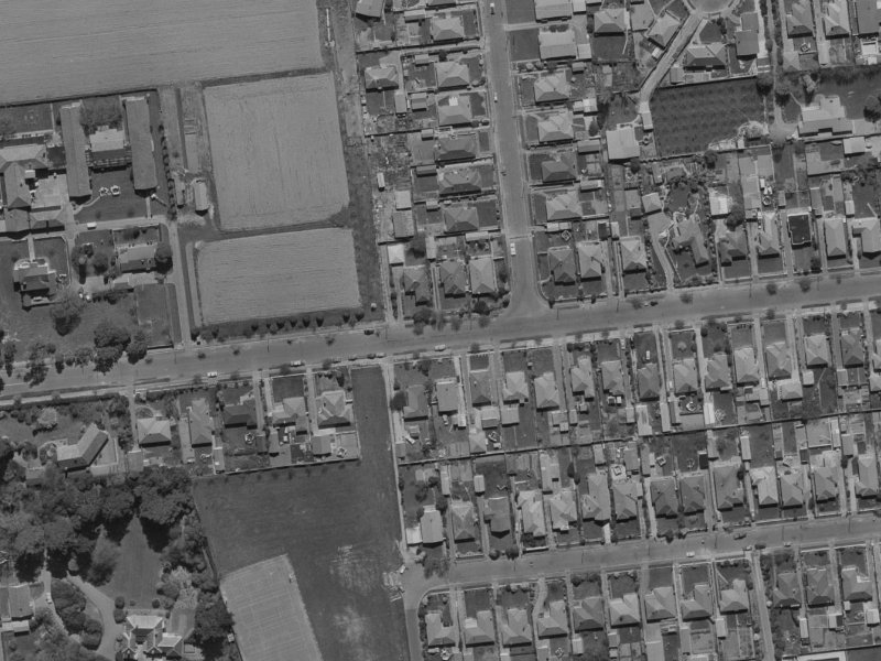 89 Suva Street from the air, 1970-1974