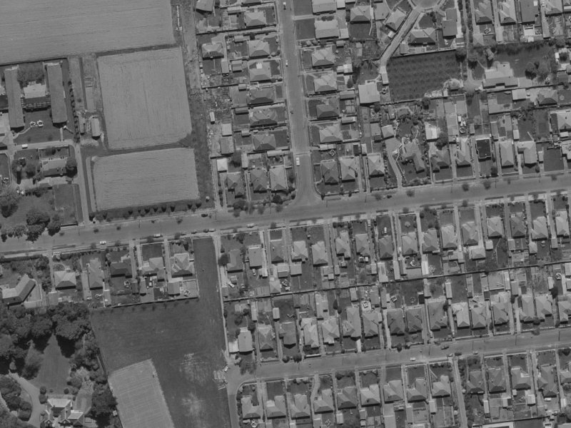 88 Suva Street from the air, 1970-1974