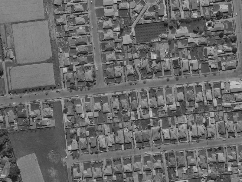 94 Suva Street from the air, 1970-1974