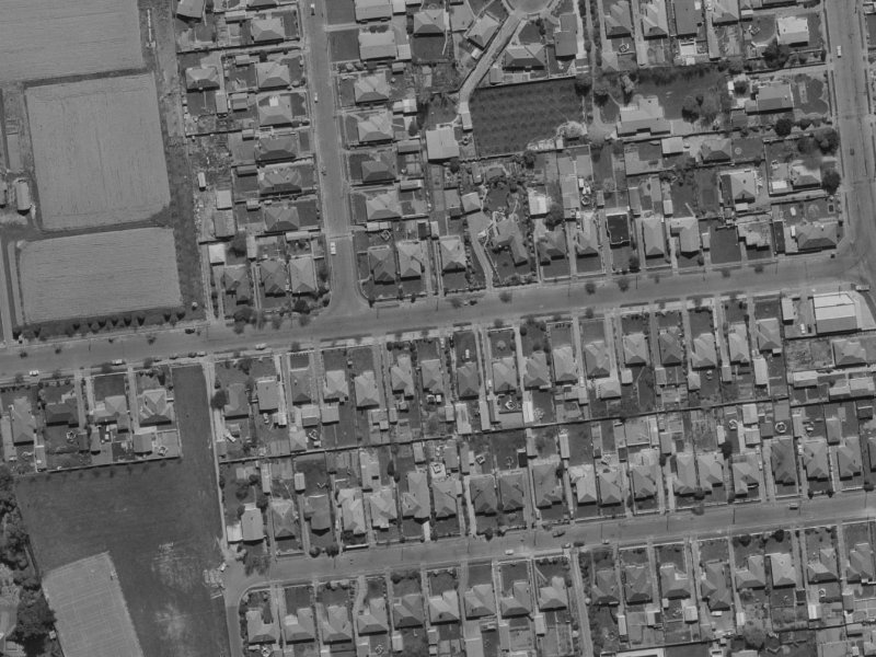 96 Suva Street from the air, 1970-1974