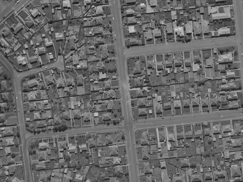 55 Wainui Street from the air, 1970-1974