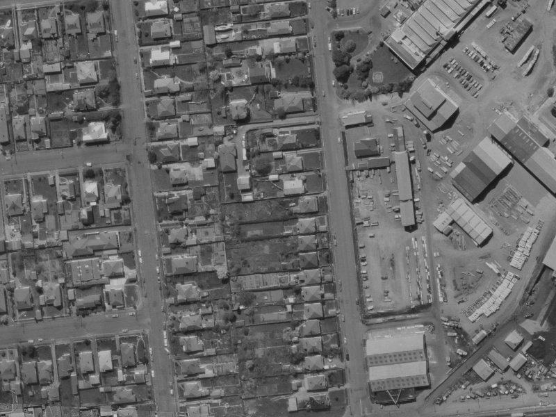 31a Mandeville Street from the air, 1970-1974