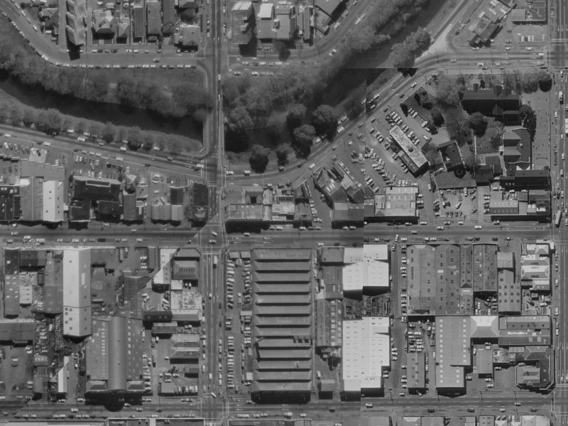 58 Oxford Terrace from the air, 1970-1974