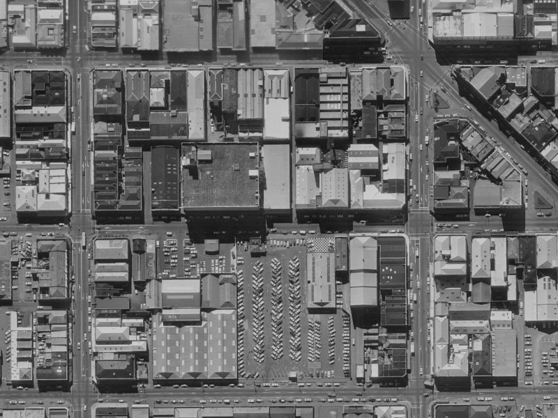 196 Tuam Street from the air, 1970-1974