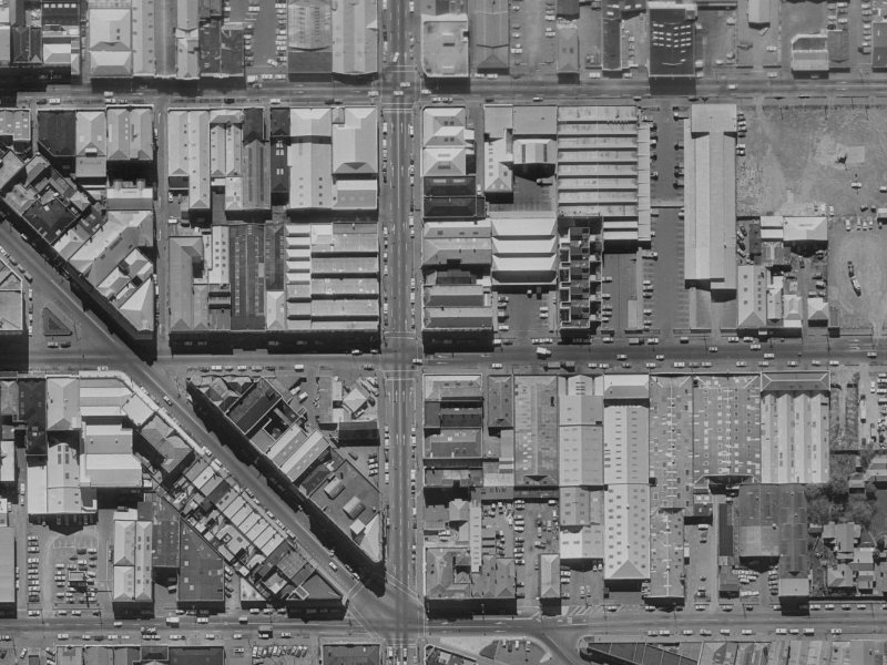 204 Madras Street from the air, 1970-1974