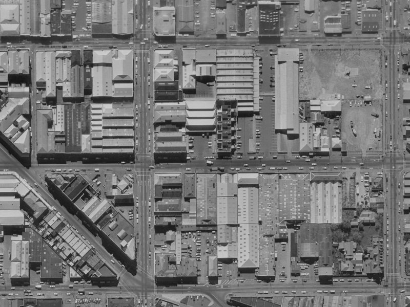 241 Tuam Street from the air, 1970-1974