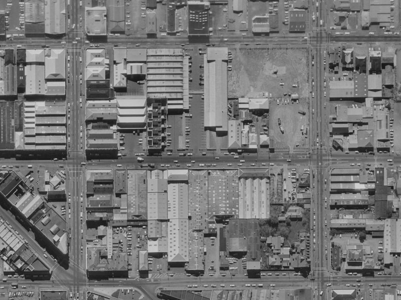 176 Lichfield Street from the air, 1970-1974