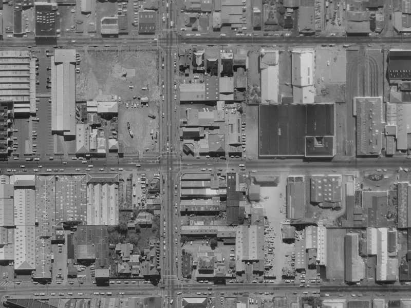 283 Tuam Street from the air, 1970-1974