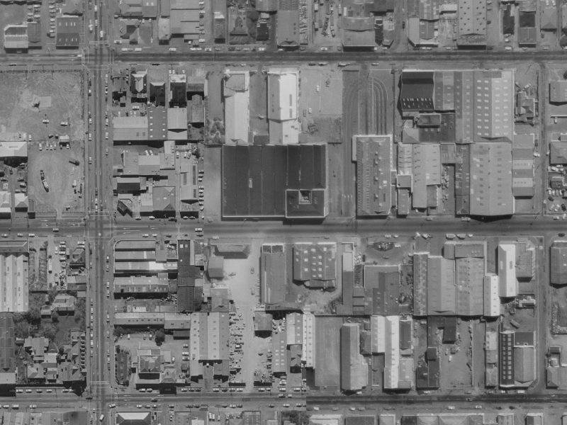 333 Tuam Street from the air, 1970-1974
