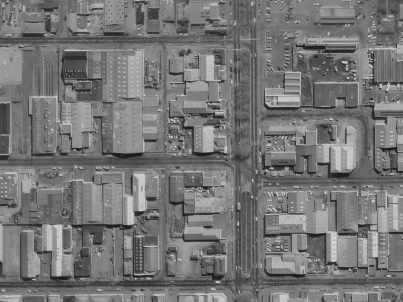 345 Tuam Street from the air, 1970-1974