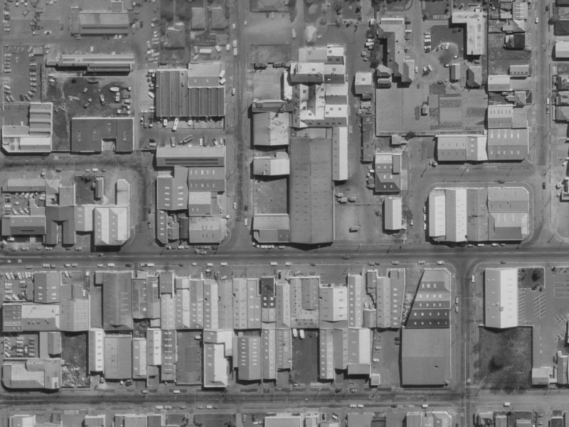25 Livingstone Street from the air, 1970-1974