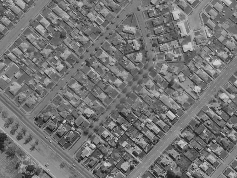 Thomas Street from the air, 1970-1974