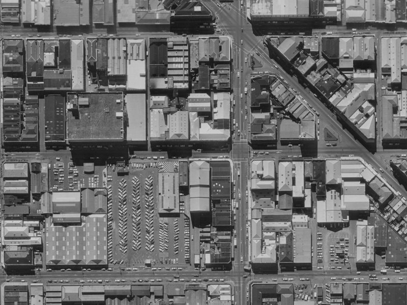 178 Tuam Street from the air, 1970-1974