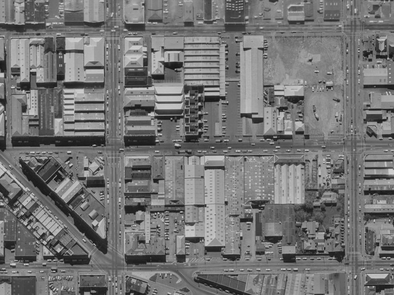 272-274 Tuam Street from the air, 1970-1974