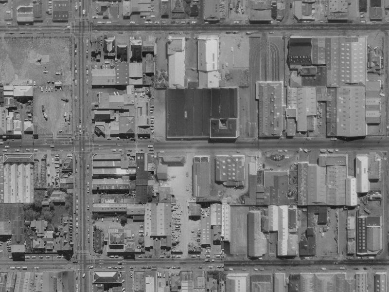 297 Tuam Street from the air, 1970-1974