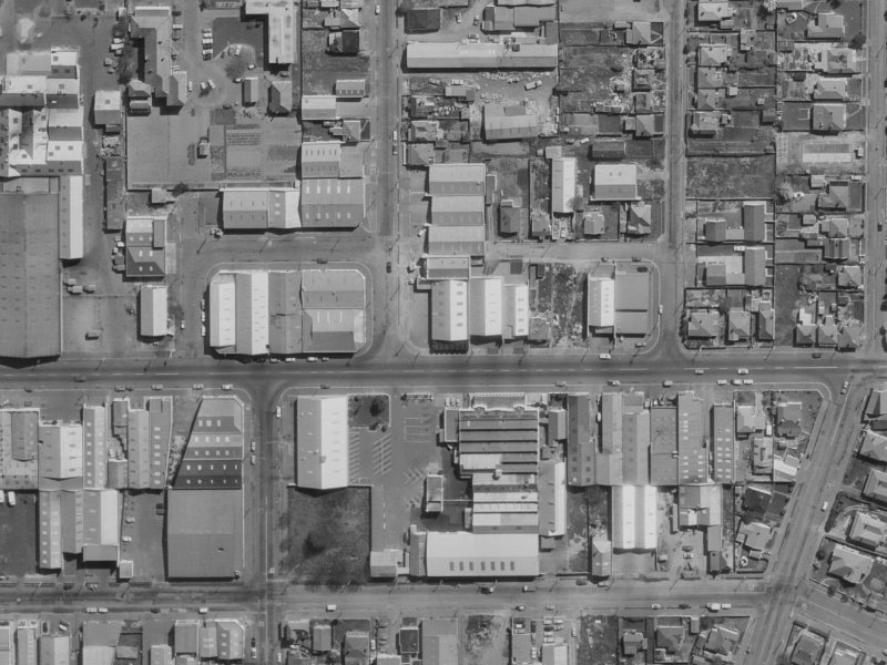 413 Tuam Street from the air, 1970-1974
