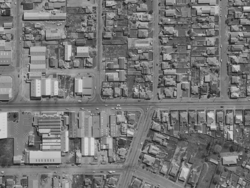 445 Tuam Street from the air, 1970-1974