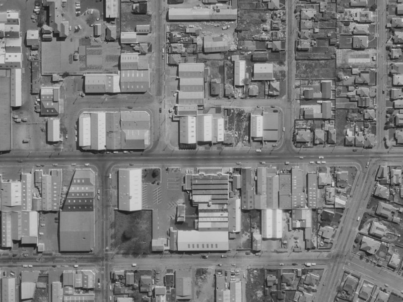 417 Tuam Street from the air, 1970-1974