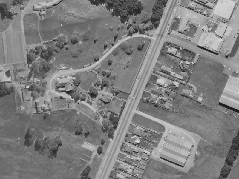 95 Carmen Road from the air, 1970-1974