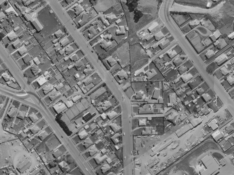 16A Obriens Road from the air, 1970-1974