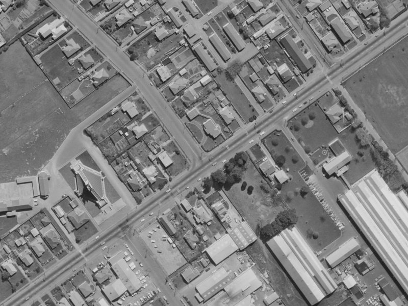 2 Craven Street from the air, 1970-1974