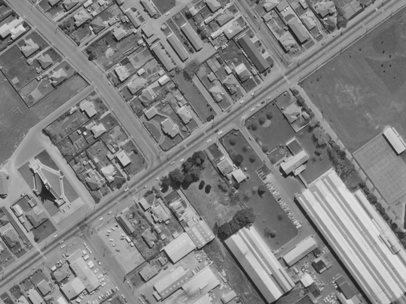 87E Main South Road from the air, 1970-1974