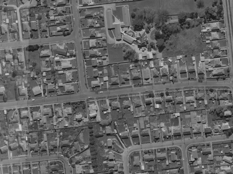 31A Suva Street from the air, 1970-1974