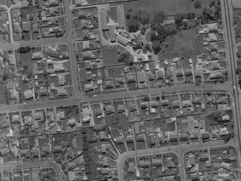 33 Suva Street from the air, 1970-1974